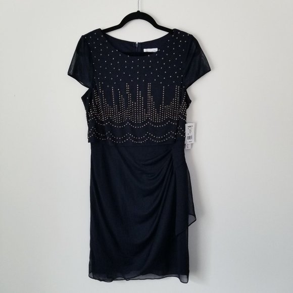 One by Eight Navy Mini Dress - Picture 1 of 6